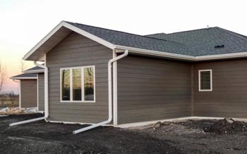 5in. Seamless Gutter - White